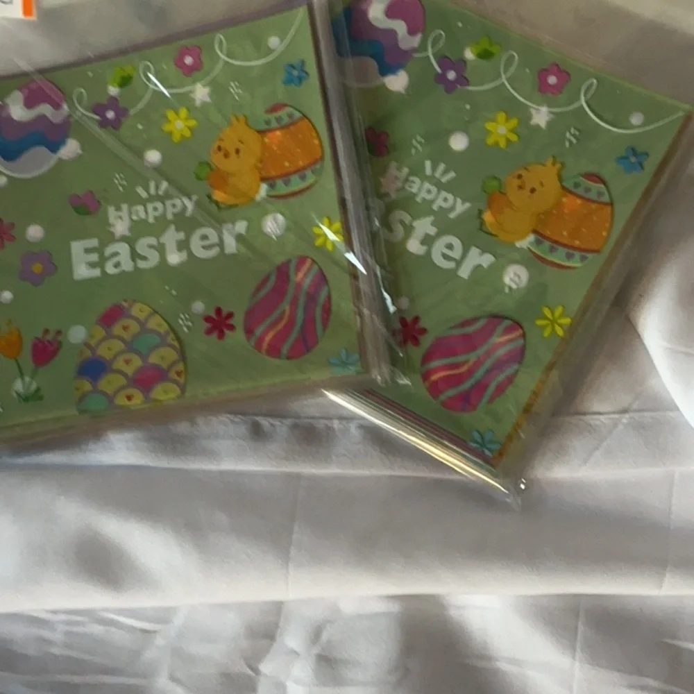 Easter Themed Self-adhesive Plastic Bags- Multicolor-50PC